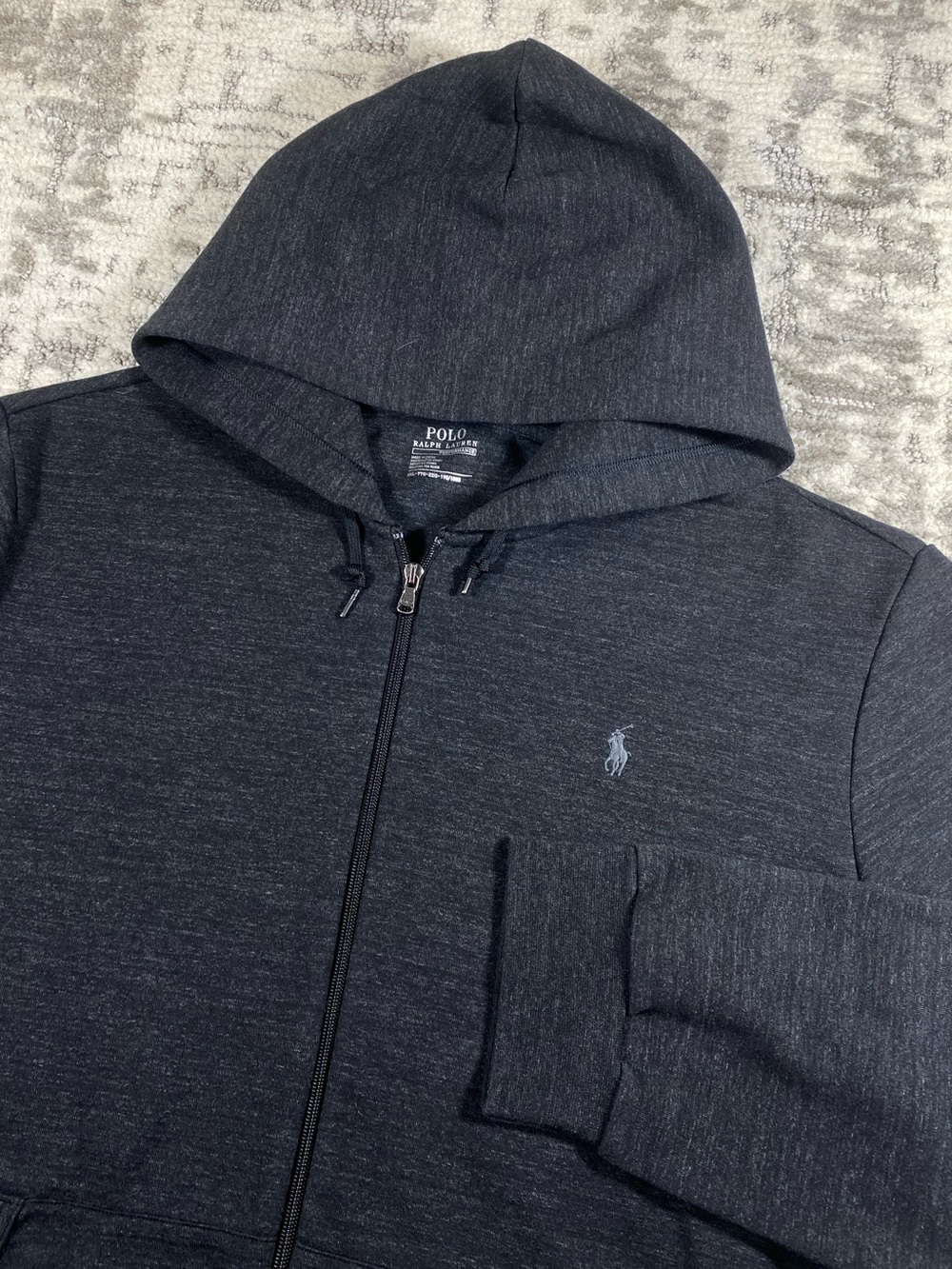Grey Polo Ralph Lauren Zip-Up Hoodie